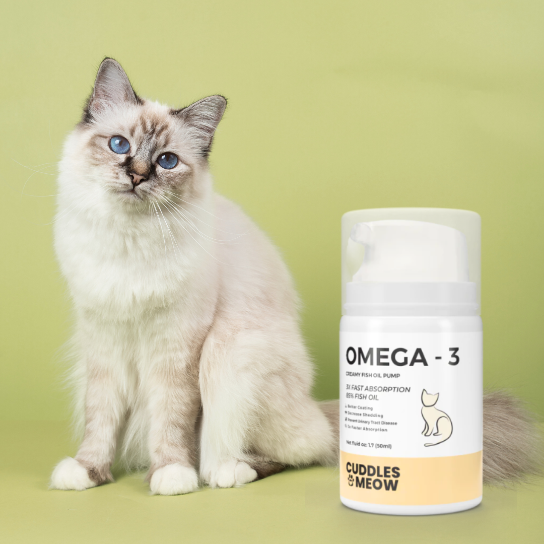 Creamy Omega-3 Fish Oil Pump for Cats