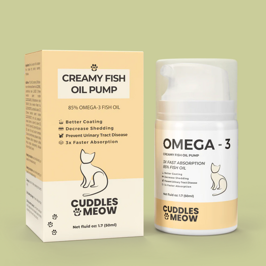 Creamy Omega-3 Fish Oil Pump for Cats