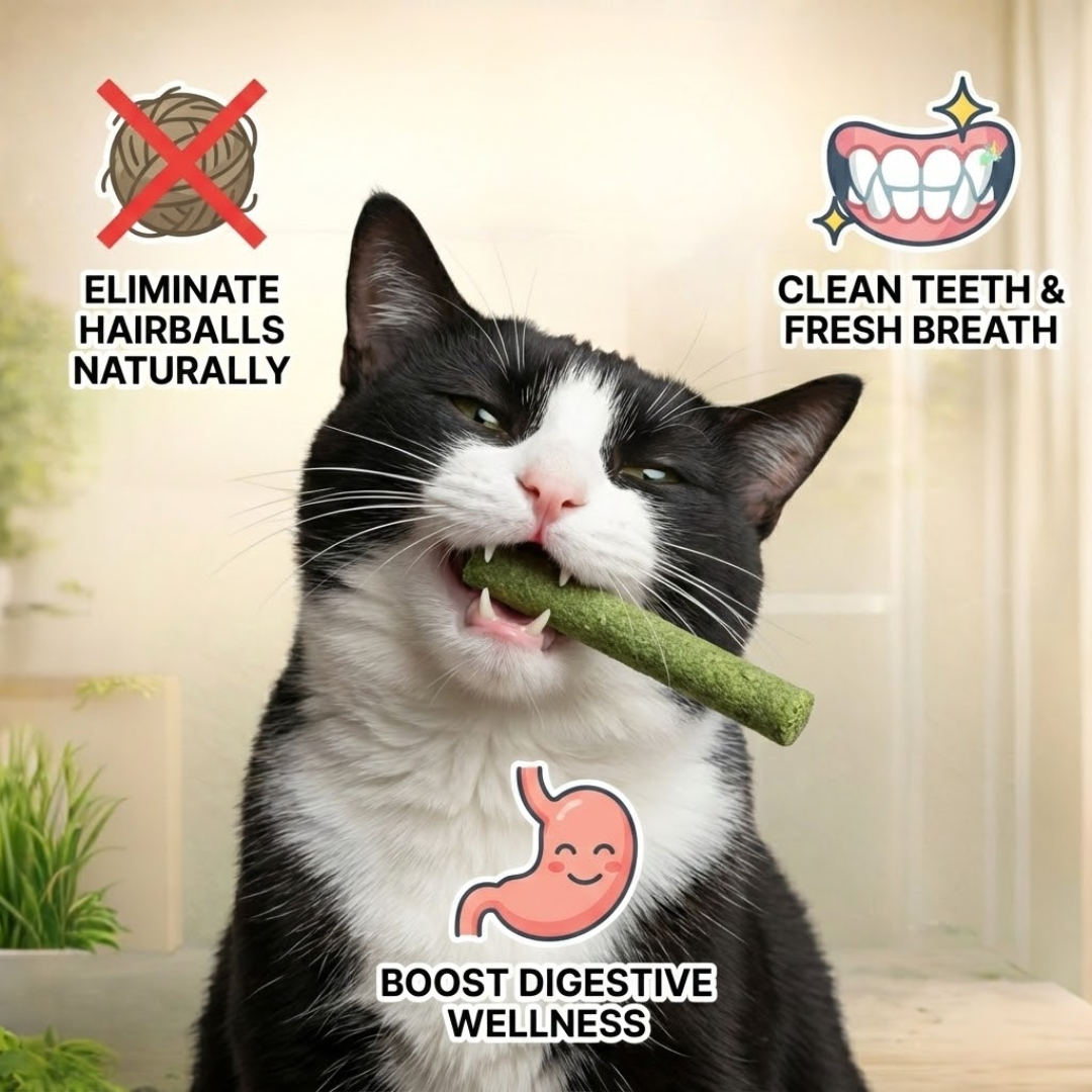 Cats’ Favorite Grass Teething Stick